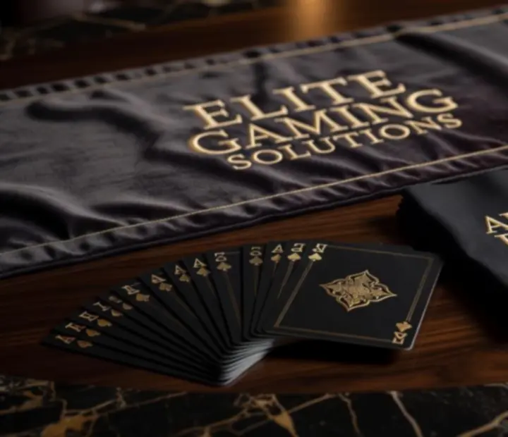 Personalizowane detale i elegancki branding w aranżacji pokerowego eventu
